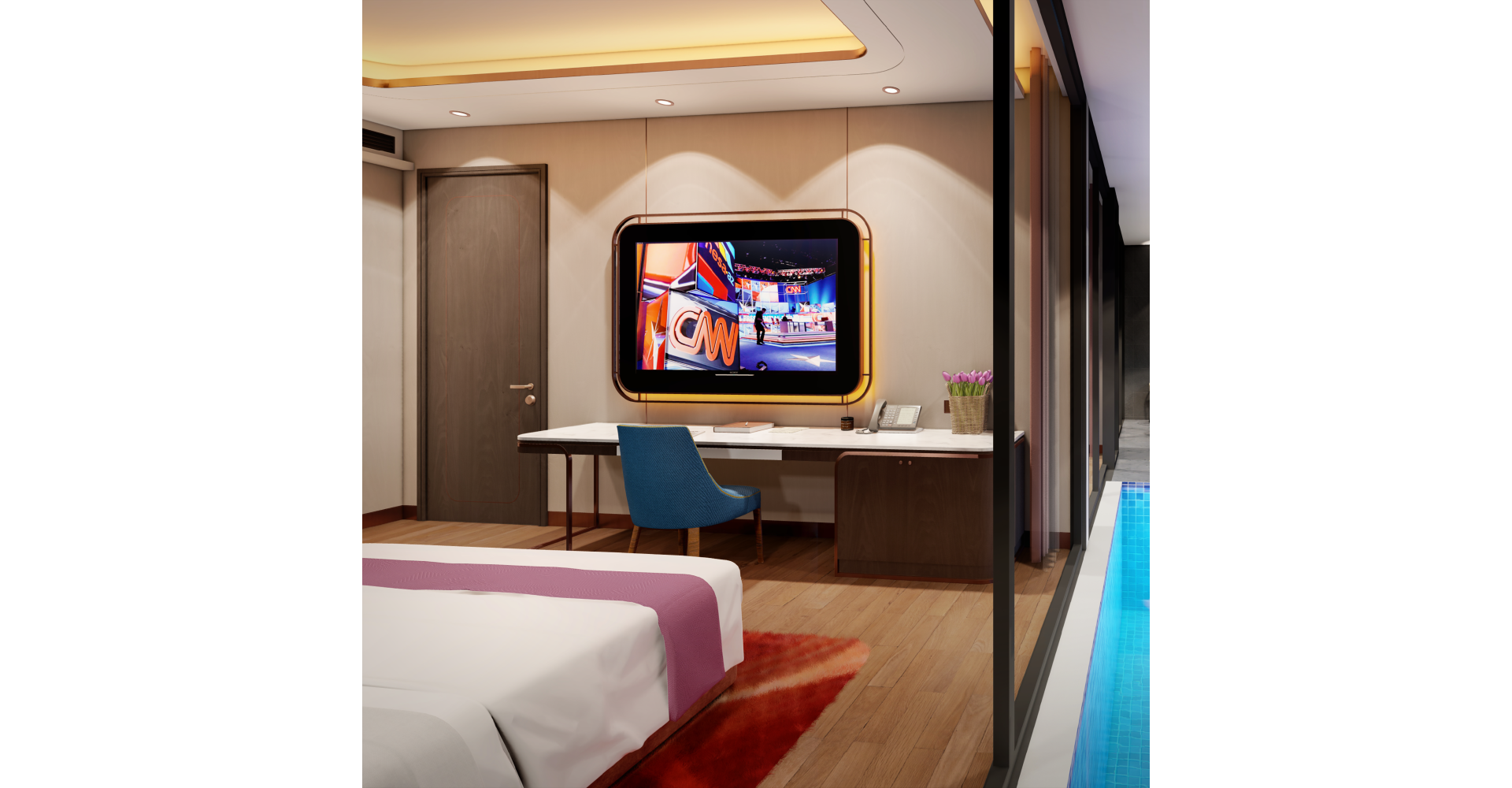 Type D Room + Pool - Sean Yow