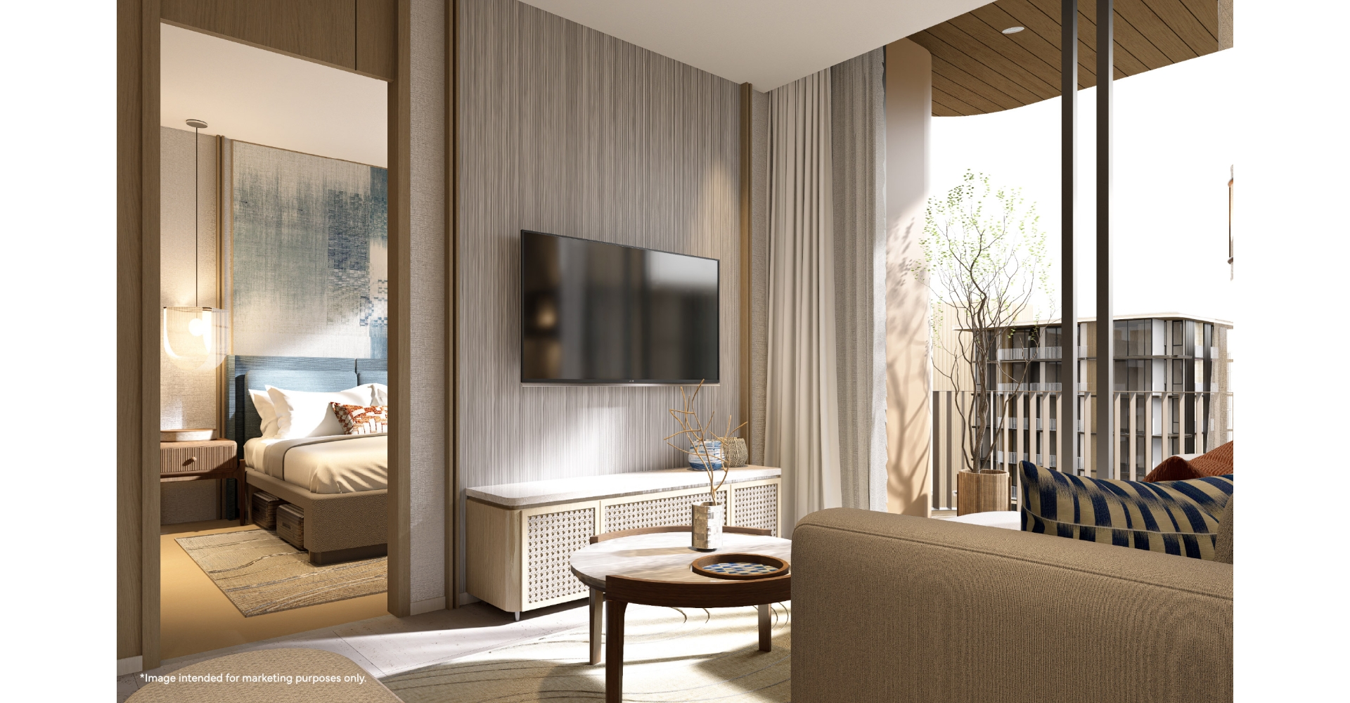 1BR_Living room 3 - Nanticha