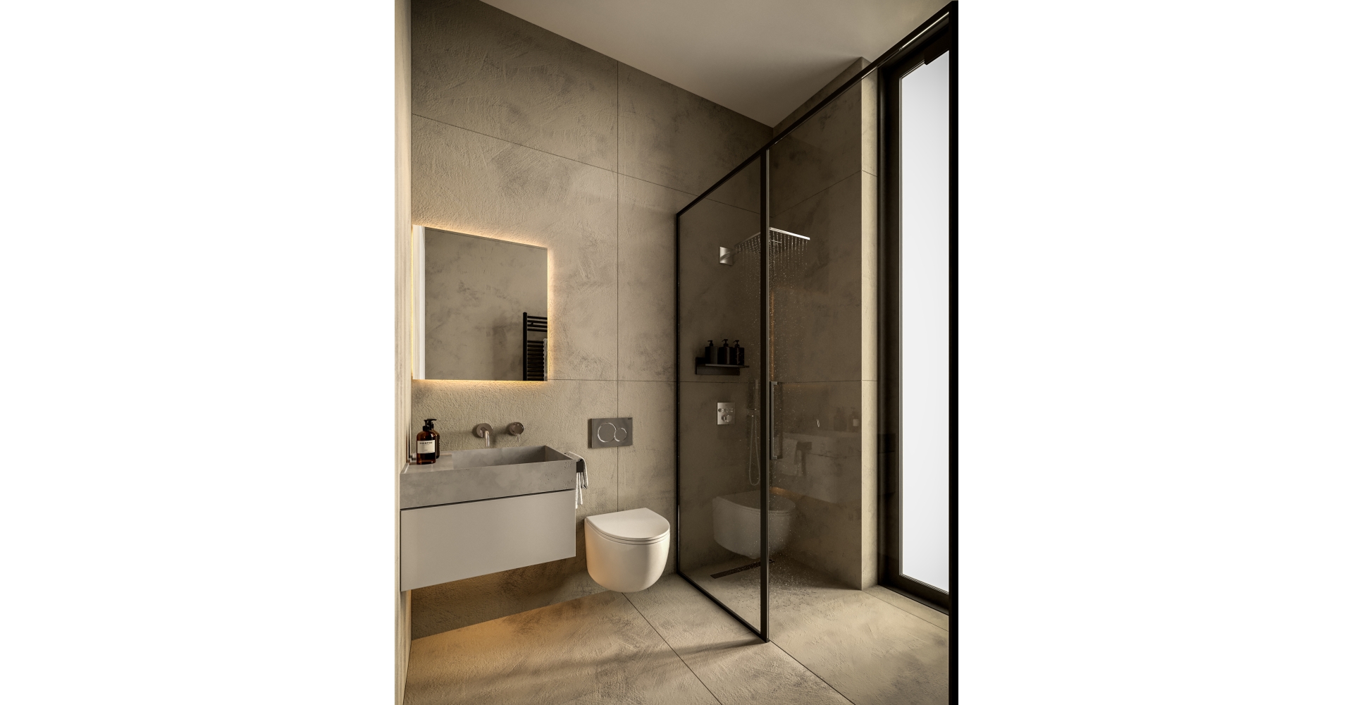 Pafilia Plaza Bathroom 2 bedroom - tony chen