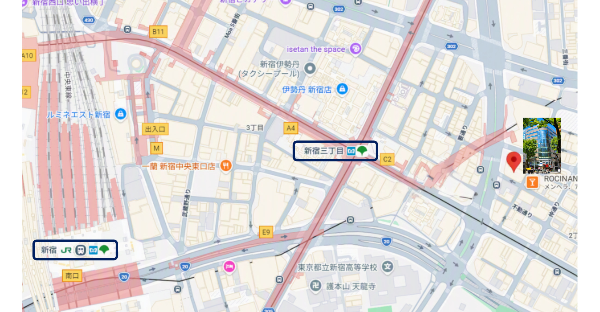 ACCORD新宿-地圖(橫幅) - 陳明駿