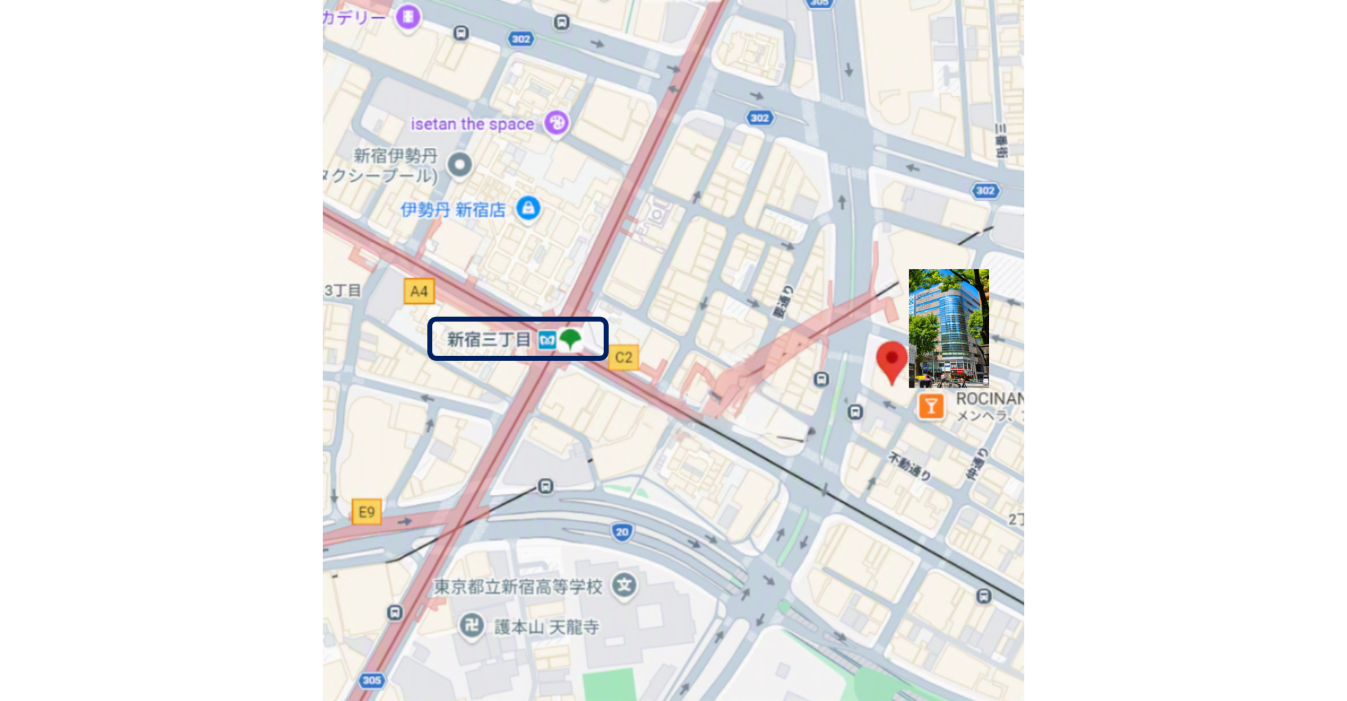 ACCORD新宿-地圖(社交媒體) - 陳明駿