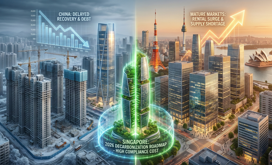 【快訊】亞太房市分化：中國延後築底與日韓澳租金看漲 [2026/01/23]