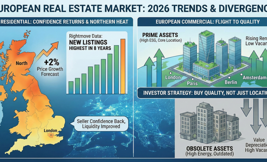 【快訊】歐洲房市信心回歸：英國賣家湧現與商辦質優者勝 [2026/01/27]